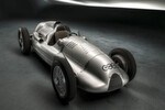 Einer der schönsten Rennwagen der Motorsportgeschichte: Der Auto Union Typ D Doppelkompressor-Rennwagen von 1939 ist wieder bei der Audi AG.