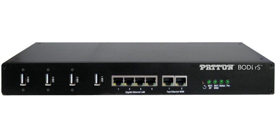 Der Router BD007 kann laut Hersteller Patton bis zu sieben 3G/4G-, VSAT/WLAN- und Wimax-WAN-Verbindungen zu einer WAN-Internetverbindung zusammenführen. Der Router BD007 kann laut Hersteller Patton bis zu sieben 3G/4G-, VSAT/WLAN- und Wimax-WAN-Verbindungen zu einer WAN-Internetverbindung zusammenführen.