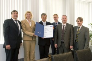 EMS-Zertifikatübergabe an Thyssen-Krupp Steel Europe.