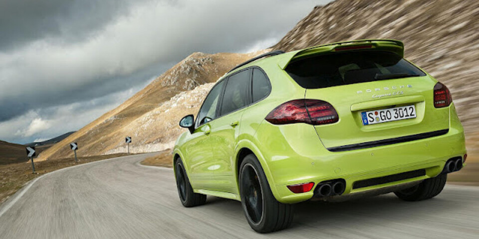 Der Porsche Cayenne GTS 3 im Gebirge. Der Porsche Cayenne GTS 3 im Gebirge.
