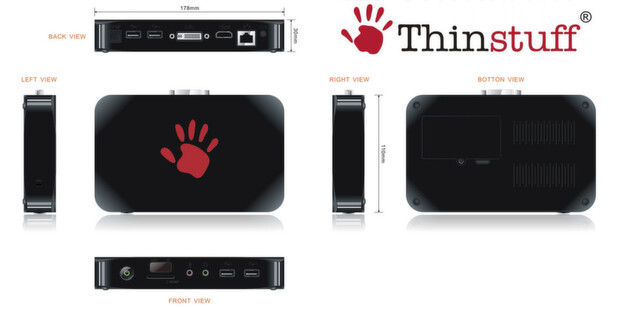 Die Thinstuff RemoteFX Thin Clients sollen unter 200 Euro kosten.
