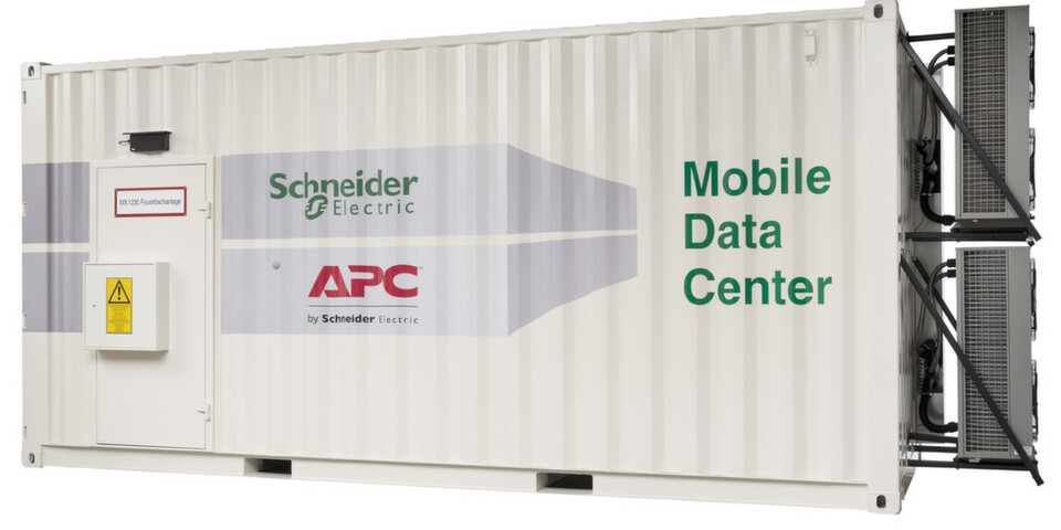 Die Mobile Data Center-Lösung von Schneider Electric integriert USV, Racks, Kühlung und Management Software. Die Mobile Data Center-Lösung von Schneider Electric integriert USV, Racks, Kühlung und Management Software.