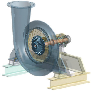 Einstufiger Turbokompressor