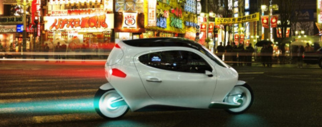 Das C1 von Lit Motors: zwei Gyroskope sorgen dafür, dass der elektrische Zweiradkabinenroller nicht umfallen kann - auch nicht bei einem Unfall Das C1 von Lit Motors: zwei Gyroskope sorgen dafür, dass der elektrische Zweiradkabinenroller nicht umfallen kann - auch nicht bei einem Unfall