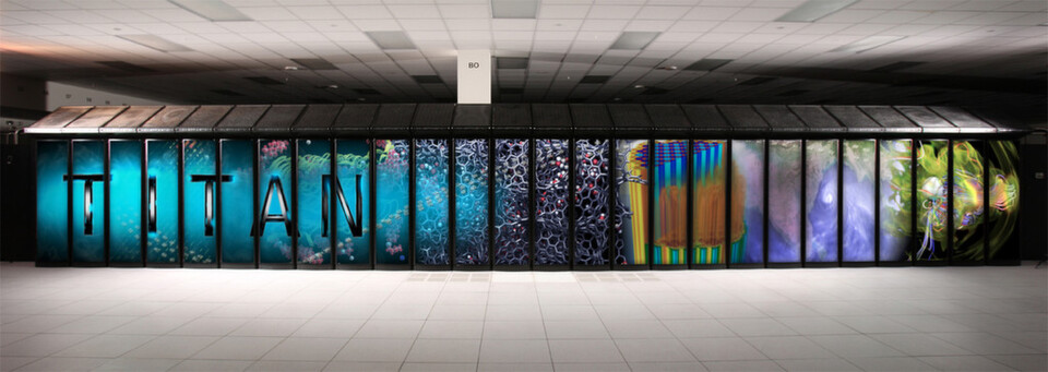 Die Oak Ridge Leadership Computing Facility (OLCF) ist die Heimat von Titan, dem weltweit leistungsstärksten Supercomputer für öffentliche Forschung. Die Oak Ridge Leadership Computing Facility (OLCF) ist die Heimat von Titan, dem weltweit leistungsstärksten Supercomputer für öffentliche Forschung.