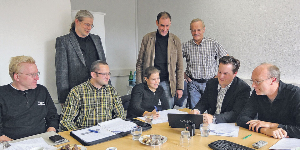 Das Kompetenzteam IT-Sicherheit des Saarlandes mit seinem Leiter, Thorsten Sokoll (2. v. r.) Das Kompetenzteam IT-Sicherheit des Saarlandes mit seinem Leiter, Thorsten Sokoll (2. v. r.)