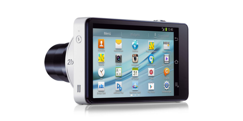 Vorne Digicam, hinten Smartphone: Die „Galaxy Camera“ verbindet zwei Welten. Vorne Digicam, hinten Smartphone: Die „Galaxy Camera“ verbindet zwei Welten.