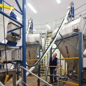 Recently, Prominent Fluid Controls has supplied equipment for large water-fluoridation plants, including five in Queensland, Australia. The major pieces of equipment are a bulk bag discharger, a dust containment system, and a flexible screw conveyor. Recently, Prominent Fluid Controls has supplied equipment for large water-fluoridation plants, including five in Queensland, Australia. The major pieces of equipment are a bulk bag discharger, a dust containment system, and a flexible screw conveyor.