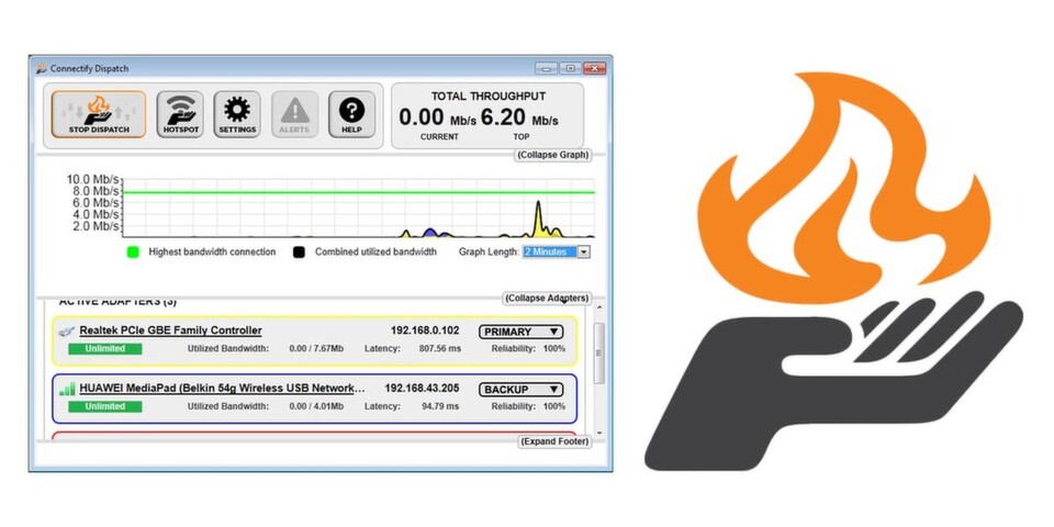 Connectify bietet Dispatch gemeinsam mit der Software Hotspot an – und macht PCs damit auf einen Schlag auch noch zu Access Point und Repeater. Connectify bietet Dispatch gemeinsam mit der Software Hotspot an – und macht PCs damit auf einen Schlag auch noch zu Access Point und Repeater.