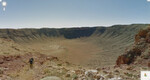 Google-Maps-Bild: Blick in den Meteor Crater