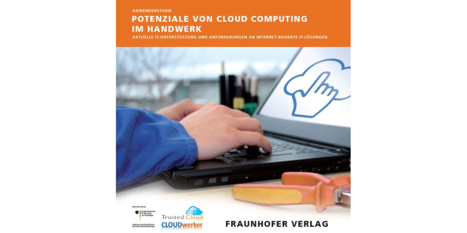 Das Fraunhofer-Institut für Arbeitswirtschaft und Organisation, kurz IAO, hat eine Studie zum Einsatz von Cloud-Software im Handwerk durchgeführt. Das Fraunhofer-Institut für Arbeitswirtschaft und Organisation, kurz IAO, hat eine Studie zum Einsatz von Cloud-Software im Handwerk durchgeführt.