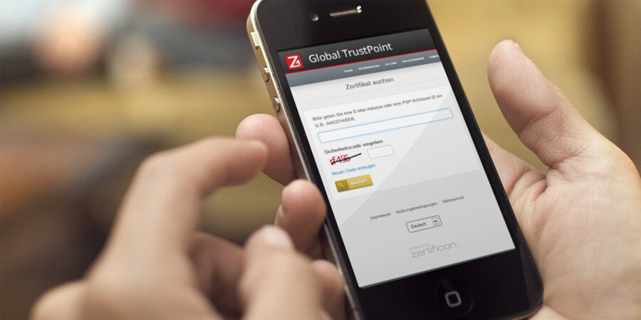 Durch Neuerungen lässt sich der Zertifikatsserver von Zertificon nun auch komfortabel per Smartphone nutzen. Durch Neuerungen lässt sich der Zertifikatsserver von Zertificon nun auch komfortabel per Smartphone nutzen.