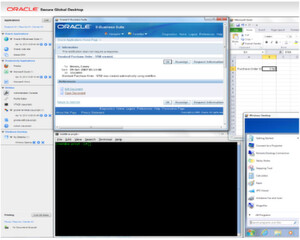 Screenshot: Oracle Secure Global Desktop dient dem Zugang zu hosted Workspaces per Browser, also zu verschiedenen Aapplikationen und Desktop-Umgebungen, in der Cloud. Screenshot: Oracle Secure Global Desktop dient dem Zugang zu hosted Workspaces per Browser, also zu verschiedenen Aapplikationen und Desktop-Umgebungen, in der Cloud.