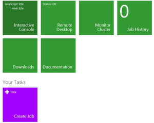 Abbildung 2: In der Verwaltungsoberfläche eines Hadoop-Clusters in Windows Azure verwalten Administratoren den Cluster und können ihn auch überwachen. Abbildung 2: In der Verwaltungsoberfläche eines Hadoop-Clusters in Windows Azure verwalten Administratoren den Cluster und können ihn auch überwachen.