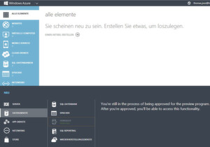 Abbildung 3: Im Verwaltungsportal von Windows Azure schalten Administratoren Hadoop frei. Abbildung 3: Im Verwaltungsportal von Windows Azure schalten Administratoren Hadoop frei.