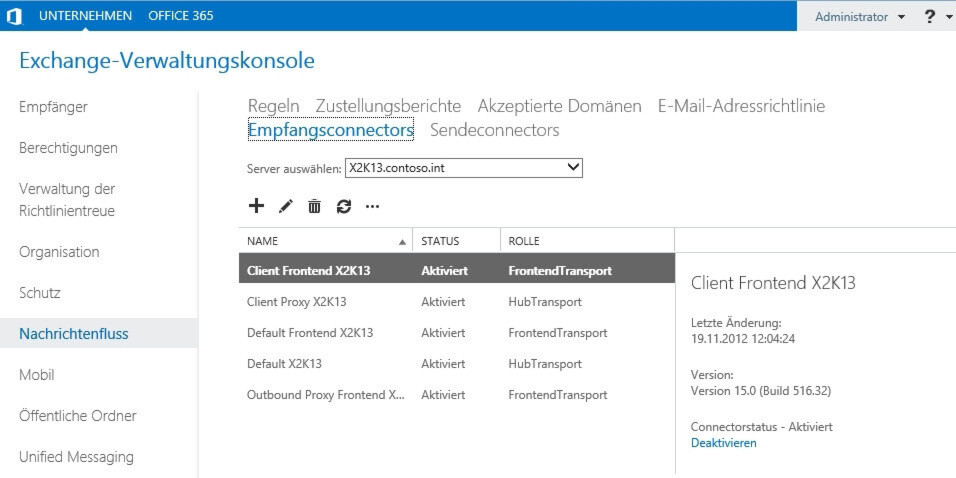 Die neue Exchange-Verwaltungskonsole ist webbasiert. Die neue Exchange-Verwaltungskonsole ist webbasiert.