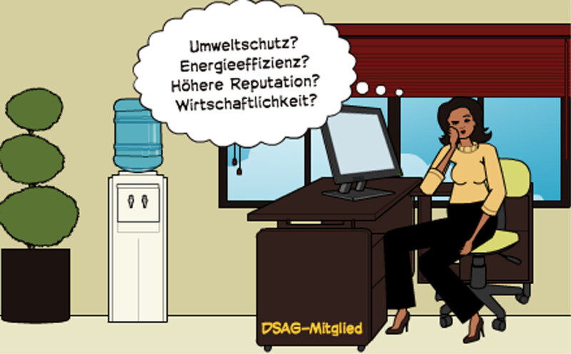 Der DSAG sind Umweltschutz, Energie-Effizienz, Reputation und Wirtschaftlichkeit ein Anliegen, wie den meisten Rechenzentrumsbetreibern. Der DSAG sind Umweltschutz, Energie-Effizienz, Reputation und Wirtschaftlichkeit ein Anliegen, wie den meisten Rechenzentrumsbetreibern.