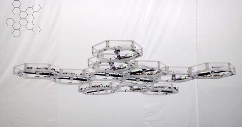 Flugtest mit 12 Einzelelementen Flugtest mit 12 Einzelelementen
