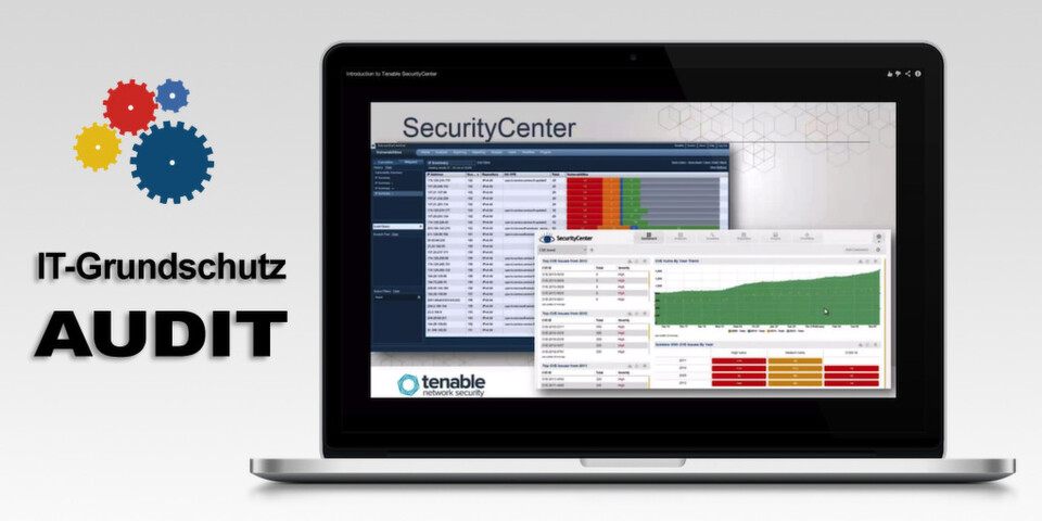 Mit vorgefertigten Audit-Dateien für Nessus und SecurityCenter vereinfacht Tenable das Schwachstellenmanagement nach BSI IT-Grundschutz-Standards und gewährleistet dauerhafte Compliance mit den IT-Grundschutz-Empfehlungen. Mit vorgefertigten Audit-Dateien für Nessus und SecurityCenter vereinfacht Tenable das Schwachstellenmanagement nach BSI IT-Grundschutz-Standards und gewährleistet dauerhafte Compliance mit den IT-Grundschutz-Empfehlungen.