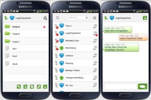 Bei IDGARD können Anwender jetzt nicht nur per Smartphone-App auf verschlüsselte Dokumente inder Cloud zugreifen, sondern haben auch Zugriff auf einen sicheren Chat. Bei IDGARD können Anwender jetzt nicht nur per Smartphone-App auf verschlüsselte Dokumente inder Cloud zugreifen, sondern haben auch Zugriff auf einen sicheren Chat.