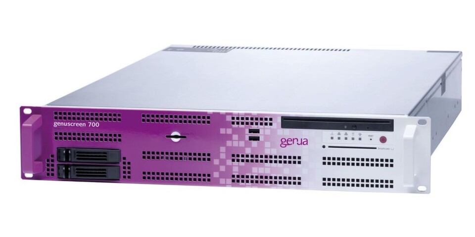 Die Appliance Genuscreen 700 soll mit einem Firewall- und VPN-Durchsatz von über 10 GBit/s hohe Performance-Anforderungen erfüllen können. Die Appliance Genuscreen 700 soll mit einem Firewall- und VPN-Durchsatz von über 10 GBit/s hohe Performance-Anforderungen erfüllen können.
