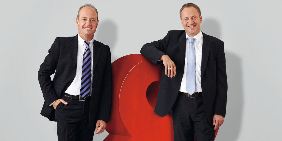 Die Unternehmensgründer Heribert Fritz (links) und Eberhard Macziol. Die Unternehmensgründer Heribert Fritz (links) und Eberhard Macziol.