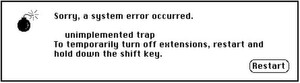 Diese Darstellung entstammt der Version 7 des klassischen Mac OS, die in den neunziger Jahren populär war. Diese Darstellung entstammt der Version 7 des klassischen Mac OS, die in den neunziger Jahren populär war.