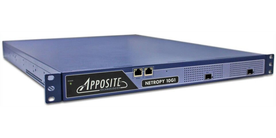 Der Apposite-WAN-Emulator Netropy 10G1 ist mit mit SFP+- als auch mit RJ45-Interface verfügbar. Der Apposite-WAN-Emulator Netropy 10G1 ist mit mit SFP+- als auch mit RJ45-Interface verfügbar.