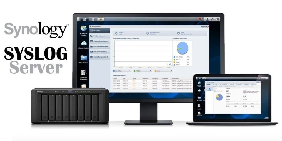Ein Synology-NAS als Syslog-Server einzusetzen hat gegenüber einem dedizierten Server einige Vorteile. Das Paket ist simpel zu installieren, ein NAS ist ohnehin meist vorhanden und es benötigt weniger Strom als ein Server. Ein Synology-NAS als Syslog-Server einzusetzen hat gegenüber einem dedizierten Server einige Vorteile. Das Paket ist simpel zu installieren, ein NAS ist ohnehin meist vorhanden und es benötigt weniger Strom als ein Server.