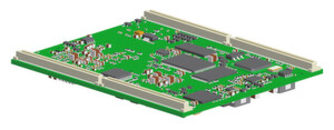 Abbildung 3 + 4: Design for Manufacturing. Beim Layout sollten auch die Transportrichtung und der Wärmestrom des Reflow-Ofens berücksichtigt werden. Abschattungen durch hohe Bauteile oder Wärmefallen durch massereiche Teile sind zu vermeiden. Abbildung 3 + 4: Design for Manufacturing. Beim Layout sollten auch die Transportrichtung und der Wärmestrom des Reflow-Ofens berücksichtigt werden. Abschattungen durch hohe Bauteile oder Wärmefallen durch massereiche Teile sind zu vermeiden.
