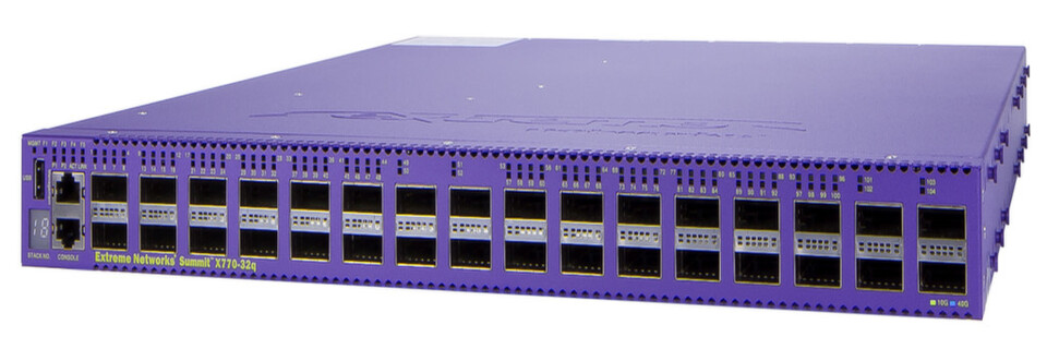 Summit X770 mit einer Dichte von 104 mal zehn Gigabit-Ports in 1RU-Chassis Summit X770 mit einer Dichte von 104 mal zehn Gigabit-Ports in 1RU-Chassis