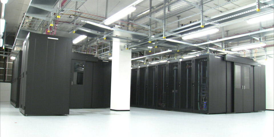 Einer der Serverräume im neuen Twin Data Center Einer der Serverräume im neuen Twin Data Center