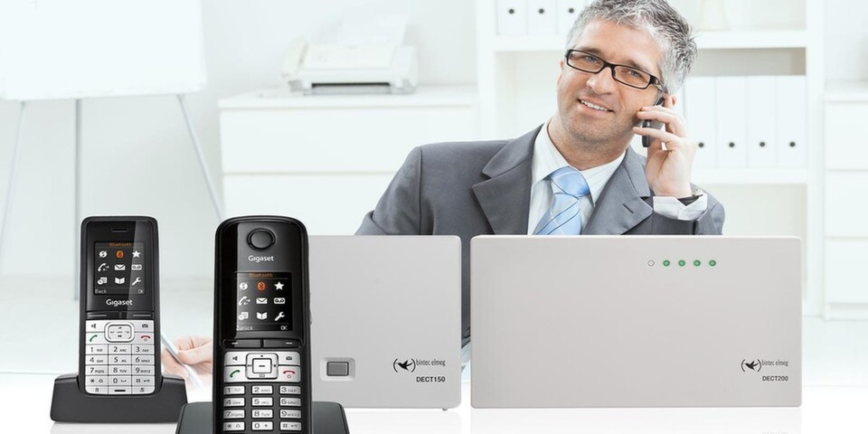 Teldat zufolge sind die Elmeg-DECT-over-SIP-Lösungen zusammen mit Elmeg-Hybrid-Anlagen eine ideale Lösung für sichere Sprachkommunikation in KMU. Teldat zufolge sind die Elmeg-DECT-over-SIP-Lösungen zusammen mit Elmeg-Hybrid-Anlagen eine ideale Lösung für sichere Sprachkommunikation in KMU.