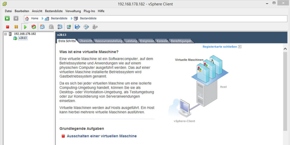 Der VMWare vSphere Hypervisor (ESXi) und der vSphere Client ermöglicht einen einfachen und kostenlosen Einstieg in die Welt der Virtualisierung. Der VMWare vSphere Hypervisor (ESXi) und der vSphere Client ermöglicht einen einfachen und kostenlosen Einstieg in die Welt der Virtualisierung.