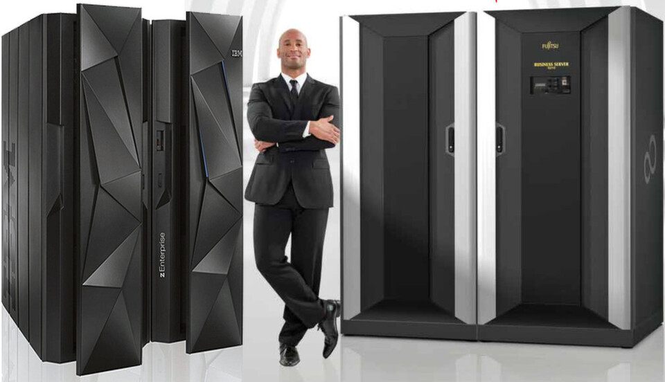 So wird man die großen Mainframe-Systeme von IBM (System z) und Fujitsu (BS2000) wohl nie nebeneinander sehen. So wird man die großen Mainframe-Systeme von IBM (System z) und Fujitsu (BS2000) wohl nie nebeneinander sehen.
