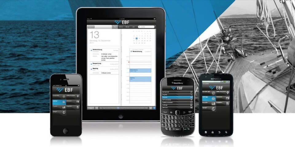 Der EBF Connector ermöglicht Mitarbeitern den Zugriff auf Unternehmensdaten und -dokumente per Smartphone und Tablet. Der EBF Connector ermöglicht Mitarbeitern den Zugriff auf Unternehmensdaten und -dokumente per Smartphone und Tablet.