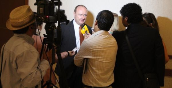 Großes Medieninteresse am VDW-Technologiesymposium in Mexiko. Großes Medieninteresse am VDW-Technologiesymposium in Mexiko.