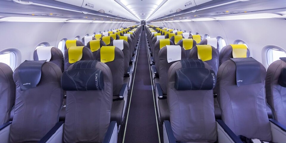 In Flugzeugen von Vueling soll demnächst Internet mit vergleichbaren Übertragungsraten wie am Boden zur Verfügung stehen. In Flugzeugen von Vueling soll demnächst Internet mit vergleichbaren Übertragungsraten wie am Boden zur Verfügung stehen.