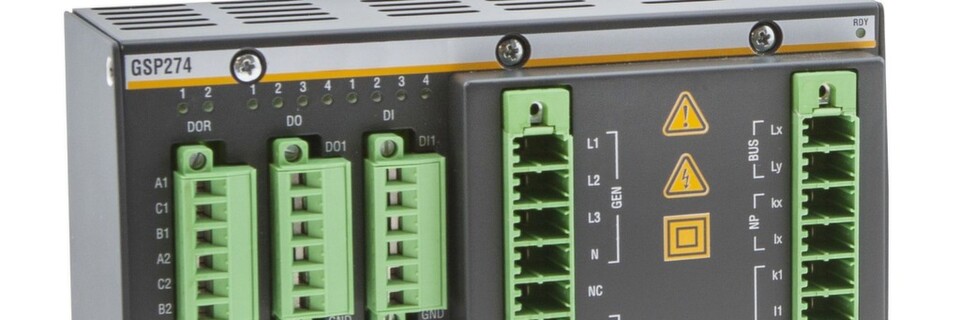 Bachmann GSP274: Die üblicherweise auf mehrere Geräte verteilten Schutz-und Messfunktionen sind in einem Gerät konzentriert. Bachmann GSP274: Die üblicherweise auf mehrere Geräte verteilten Schutz-und Messfunktionen sind in einem Gerät konzentriert.