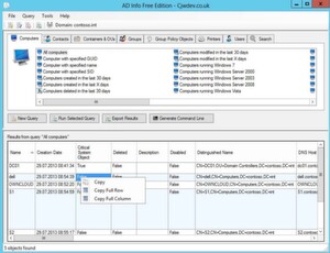 Mit AD Info erstellen Administratoren Berichte über die verschiedenen Bereiche in Active Directory. Mit AD Info erstellen Administratoren Berichte über die verschiedenen Bereiche in Active Directory.