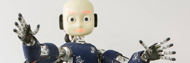 Der androide Roboter iCub. Der androide Roboter iCub.