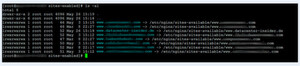 Verwalten von virtuellen Hosts mit Hilfe von symbolischen Links (sites-enabled und sites-available) Verwalten von virtuellen Hosts mit Hilfe von symbolischen Links (sites-enabled und sites-available)