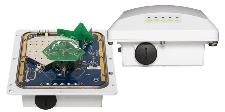 Ruckus Wireless stattet seine Zoneflex-T300-Serie mit integrierten adaptiven Antennen aus. Ruckus Wireless stattet seine Zoneflex-T300-Serie mit integrierten adaptiven Antennen aus.