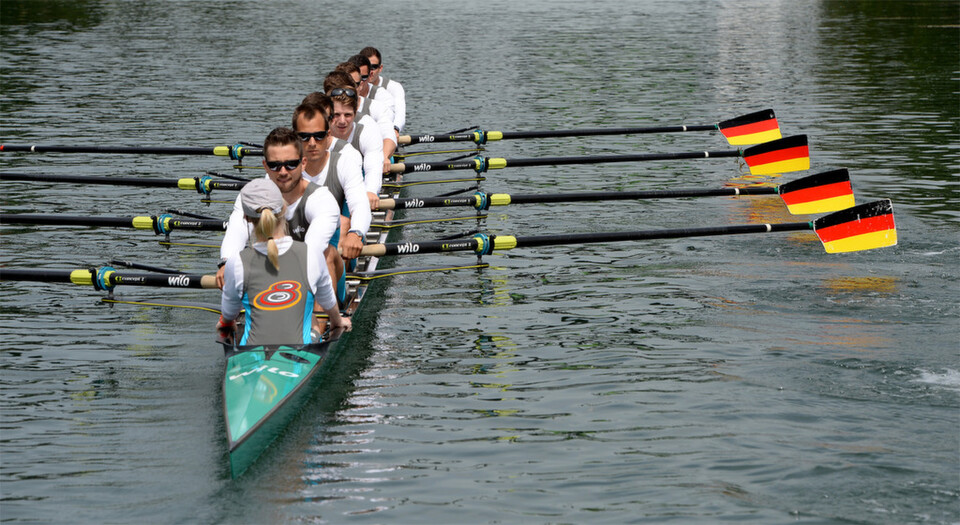 Deutschland-Achter 2014 siegte Sieg vor Russland und Großbritannien beim Weltcup auf dem Göttersee, Luzern. Deutschland-Achter 2014 siegte Sieg vor Russland und Großbritannien beim Weltcup auf dem Göttersee, Luzern.