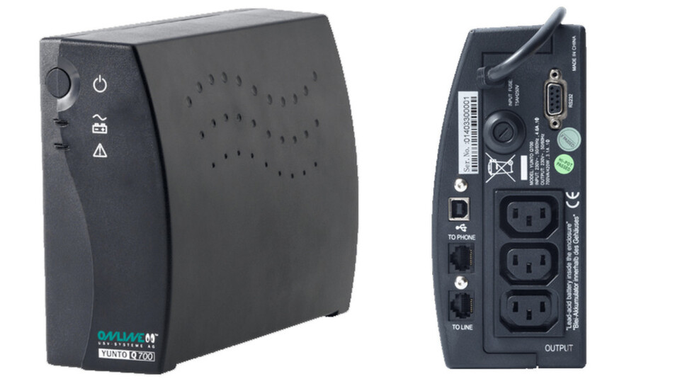 Das kleine Schwarze: Online-USV bietet die Yunto-Q-Serie in neuem Gewand an. Das kleine Schwarze: Online-USV bietet die Yunto-Q-Serie in neuem Gewand an.