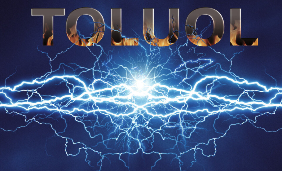 The risk of a fire caused by electrostatic charge is particularly great when pouring toluene from one container into another The risk of a fire caused by electrostatic charge is particularly great when pouring toluene from one container into another