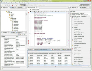 Mit der Software „Enterprise Developer for zEnterprise“ von Micro Focus können Unternehmen ihre Mainframe-Applikationen in einer dezentralen Entwicklungsplattform wie „Eclipse“ oder „Visual Studio“ erstellen, warten oder auch testen. So lassen sich beispielsweise bestehende SCM-Werkzeuge (Software Configuration Management) wie der „IBM Software Configuration and Library Manager“ (SCLM) problemlos in eine IDE wie Eclipse integrieren. Mit der Software „Enterprise Developer for zEnterprise“ von Micro Focus können Unternehmen ihre Mainframe-Applikationen in einer dezentralen Entwicklungsplattform wie „Eclipse“ oder „Visual Studio“ erstellen, warten oder auch testen. So lassen sich beispielsweise bestehende SCM-Werkzeuge (Software Configuration Management) wie der „IBM Software Configuration and Library Manager“ (SCLM) problemlos in eine IDE wie Eclipse integrieren.
