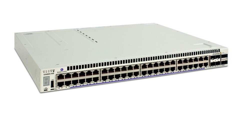 Der Omniswitch 6860 hat mit innovativen Funktionen wie den integrierten Analytics zur verbesserten Bewertung von Alcatel-Lucent Enterprise beigetragen. Der Omniswitch 6860 hat mit innovativen Funktionen wie den integrierten Analytics zur verbesserten Bewertung von Alcatel-Lucent Enterprise beigetragen.