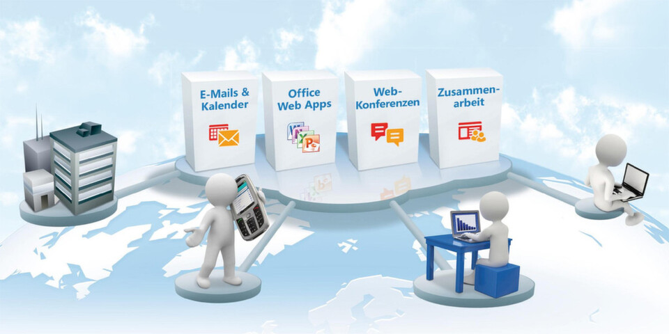 Mit Office 365 als Cloud Service adressiert Microsoft Unternehmen jeder Größe. So kommen auch kleine und mittelständische Unternehmen in den Genuss professioneller IT-Lösungen für die Zusammenarbeit, Web-Conferencing und das Informationsmanagement. Mit Office 365 als Cloud Service adressiert Microsoft Unternehmen jeder Größe. So kommen auch kleine und mittelständische Unternehmen in den Genuss professioneller IT-Lösungen für die Zusammenarbeit, Web-Conferencing und das Informationsmanagement.