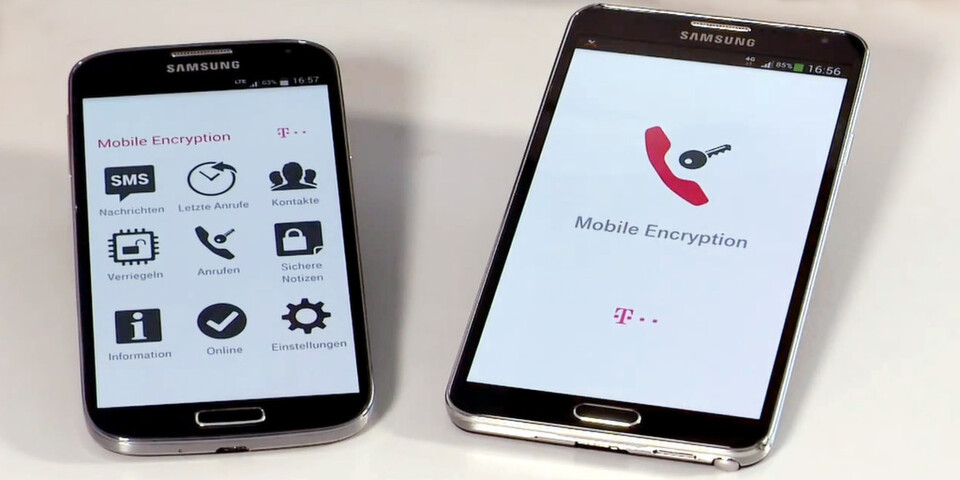 Die Deutsche Telekom will Unternehmen mit der Mobile Encryption App für iOS, Android und bald auch Windows Mobile, eine sichere und flexible SMS- und Sprachkommunikation unabhängig vom Mobilfunkanbieter bieten. Die Deutsche Telekom will Unternehmen mit der Mobile Encryption App für iOS, Android und bald auch Windows Mobile, eine sichere und flexible SMS- und Sprachkommunikation unabhängig vom Mobilfunkanbieter bieten.
